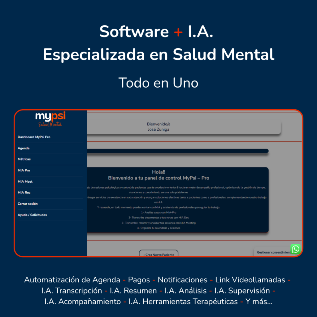 Salud Mental, Psicología e Inteligencia Artificial